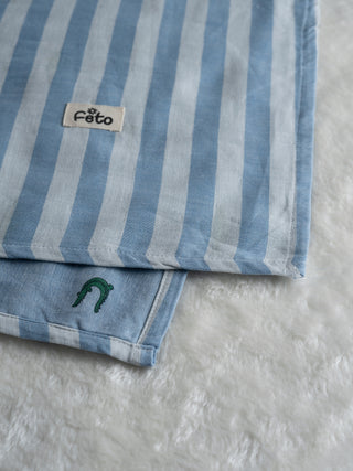 FETO COTTON MUSLIN SWADLE WRAP 3PCS - Kidulan