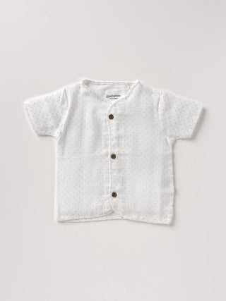Half sleeve white t-shirt & bloomer for baby - Kidulan