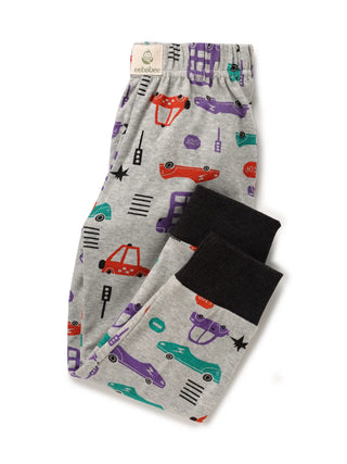 Full sleeve toy car graphic pattern in white pajama set for baby - Kidulan