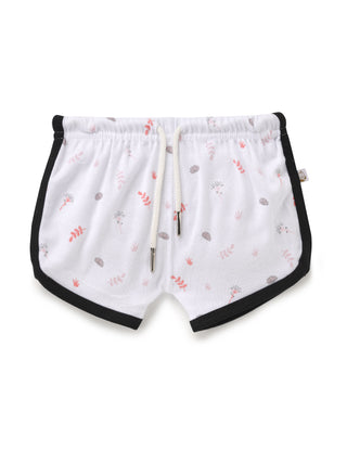 Sleeveless white & black border jabla set for baby - Kidulan