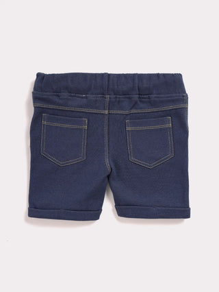 Blue denim shorts for baby - Kidulan