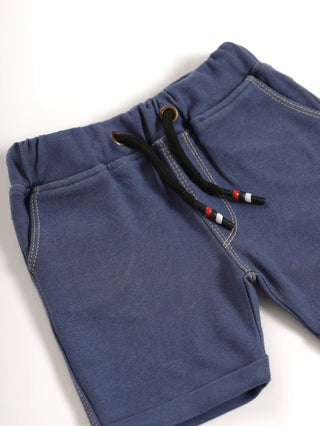 Blue denim shorts for baby - Kidulan