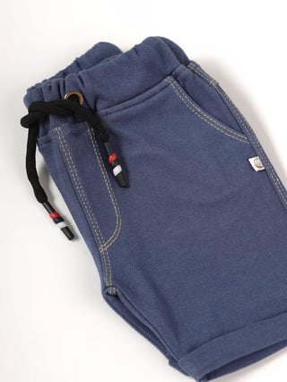 Blue denim shorts for baby - Kidulan