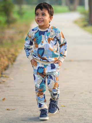 Jungle Safari Sweatshirt and Pant Set