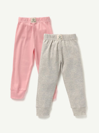 Baby Girl Winter Bundle – Hooded Warm Sleepsuit with 2 Comfy Pants - Kidulan
