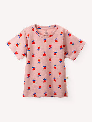 Tulip Bloom Summer Co-ord sets for girls - Kidulan