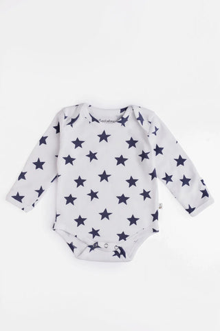 Full sleeve white, grey, pink & green bodysuits combo for baby - Kidulan
