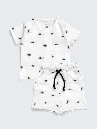 Baby Boys' Sunshine Tee & 2 - Pack Shorts Combo - Kidulan