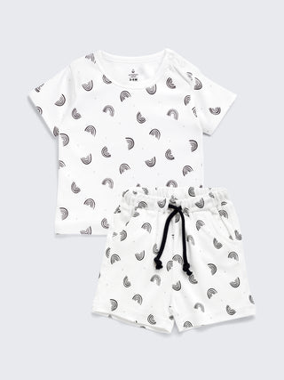 Unisex 4 - Piece Essential Combo Set – T-shirt, Sweatshirt, Shorts & Pants - Kidulan