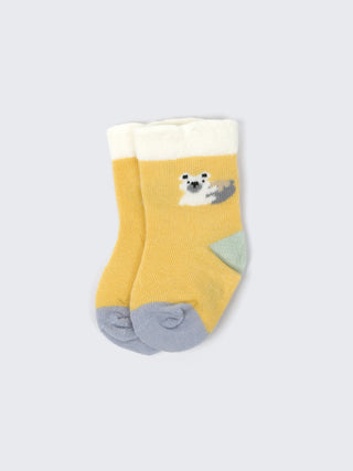 Cute Character Baby Socks – 2 Pair Cotton Comfort Pack - Kidulan