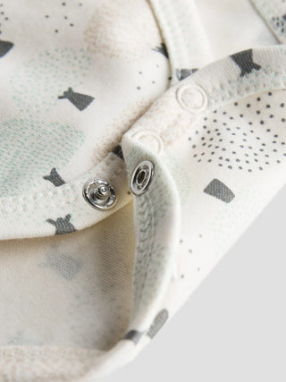 Organic Cotton Baby Printed Soft Bodysuit - Kidulan