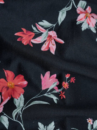 Floral Printed Full Sleeve Baby Girl Frock - Kidulan