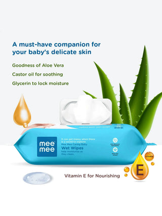 Aloe Vera Baby Wet Wipes Combo Pack (432 Wipes) - Kidulan