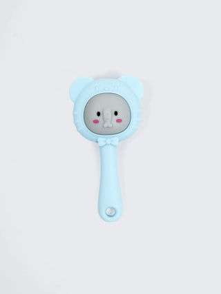Easy Grip Silicone Baby Rattle Teether – BPA Free Baby Teething Toy - Kidulan