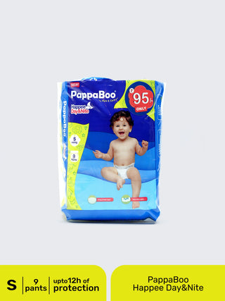 Happee Day & Night Baby Diaper Pants (S) 9 Pants - Kidulan