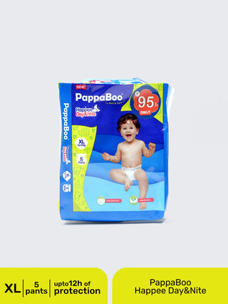 Happee Day & Night Baby Diaper Pants (XL) 5 Pants - Kidulan