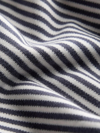 Organic Cotton Navy Striped Soft Ribbed Bodysuit - Kidulan
