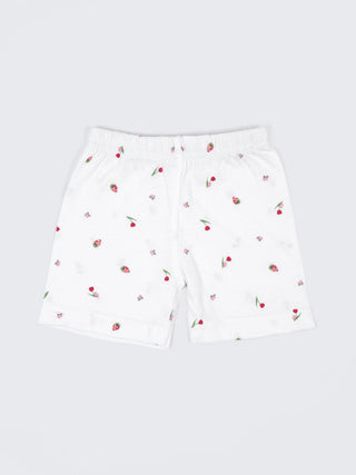 Baby Cotton Jabla & Shorts Set – Polka Dot & Cherry Print Half Sleeve Baby Outfit Combo (2 Sets) - Kidulan