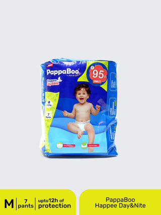 Happee Baby Diapers for Day & Night (M) 7 Pants - Kidulan
