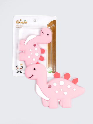 Silicone Dinosaur Baby Teether – BPA Free Easy Grip Teething Toy for Babies - Kidulan