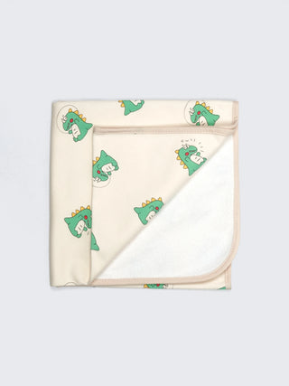 Dinosaur Print Baby Diaper Changing Mat – Soft & Waterproof - Kidulan