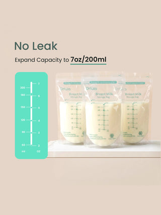 Breast Milk Storage Bags 200ml – BPA Free Breast Milk Storage Pouches (10 PCS) - Kidulan