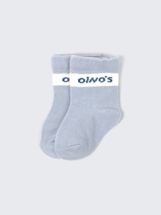 Soft Knit Baby Socks – 2 Pair Comfort Pack (Mint & Blue) - Kidulan