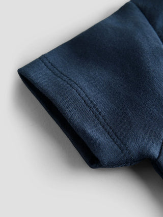 Organic Cotton Navy Blue Soft Bodysuit - Kidulan