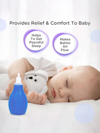 Soft Silicone Baby Nasal Aspirator (0m+) – Gentle Nose Cleaner for Newborns - Kidulan
