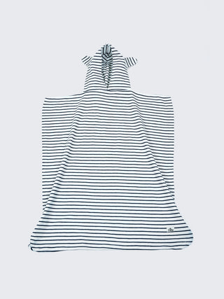 Baby Hooded Soft Striped Quick Dry Bath Poncho Towel Wrap - Kidulan
