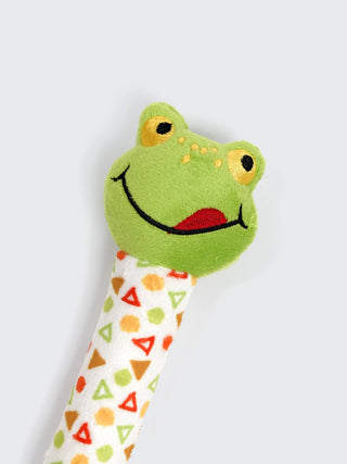 Frog Baby Plush Rattle Toy – Soft Infant Hand Rattle Sensory Toy for Newborns - Kidulan