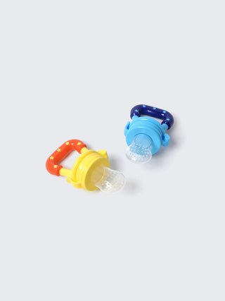 Baby Safe Blue Fruit Feeder & Food Nibbler – BPA Free Baby Feeding Trainer with Easy Grip Handle - Kidulan