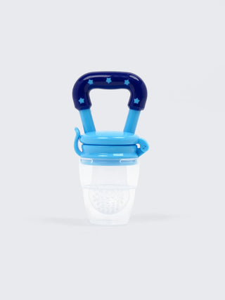 Baby Safe Blue Fruit Feeder & Food Nibbler – BPA Free Baby Feeding Trainer with Easy Grip Handle - Kidulan