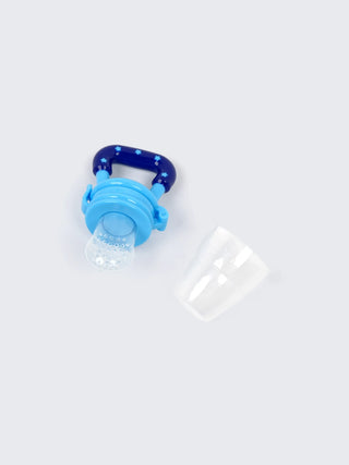 Baby Safe Blue Fruit Feeder & Food Nibbler – BPA Free Baby Feeding Trainer with Easy Grip Handle - Kidulan