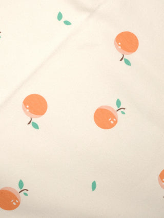Orange Print Baby Diaper Changing Mat – Soft & Waterproof - Kidulan