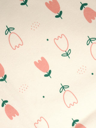 Floral Print Baby Diaper Changing Mat – Soft & Waterproof - Kidulan