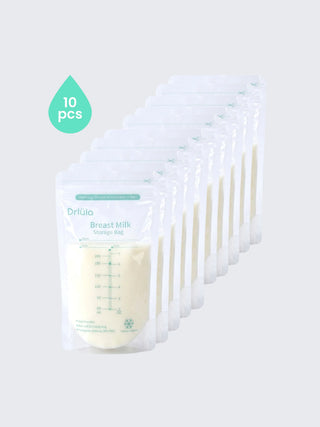Breast Milk Storage Bags 200ml – BPA Free Breast Milk Storage Pouches (10 PCS) - Kidulan