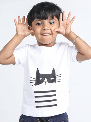 MEOW GRAPHIC TEE - Kidulan