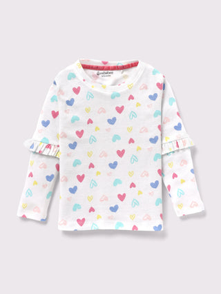 3 Pc Baby Girls Top Combo 9–12 Months