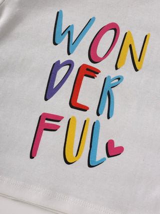 Wonderful graphic tee for baby girl - Kidulan