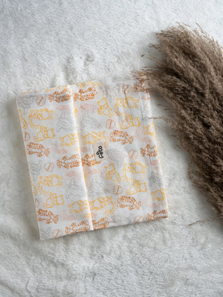 FETO COTTON MUSLIN SWADLE WRAP - HUNNY - Kidulan