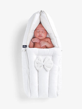 Elegant White Baby Carry Nest - Perfect for Special Occasions - Kidulan