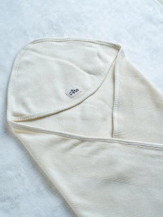 BABY WAFFLE HOODED TOWEL
