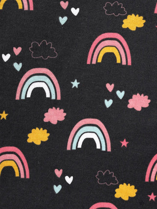 Full sleeve black frill set for baby girl - Kidulan