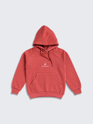 eebabee Solid Comfort Hooded Tracksuit – Rust Edition - Kidulan