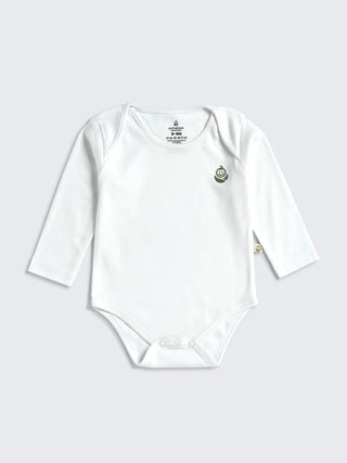 Baby Must - Have Essentials Pack – White Bodysuits, Washcloths & Waterproof Bibs - Kidulan