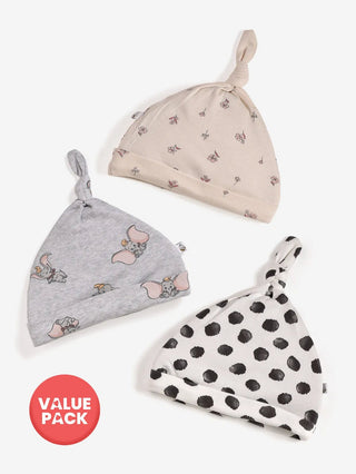 Baby Tie knot cap - 3pc combo pack (12 - 18 M) - Kidulan