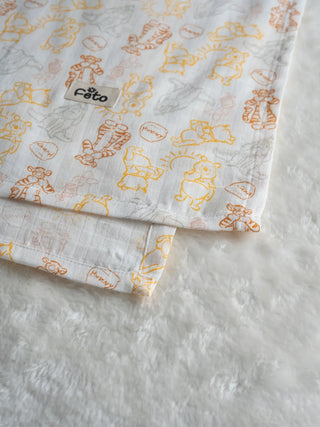 FETO COTTON MUSLIN SWADLE WRAP 3PCS - Kidulan