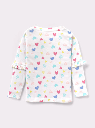 3 Pc Baby Girls Top Combo 6-9 Months