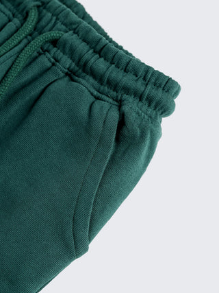Eebabee Boys Dark Green Solid Jogger Pants - Kidulan